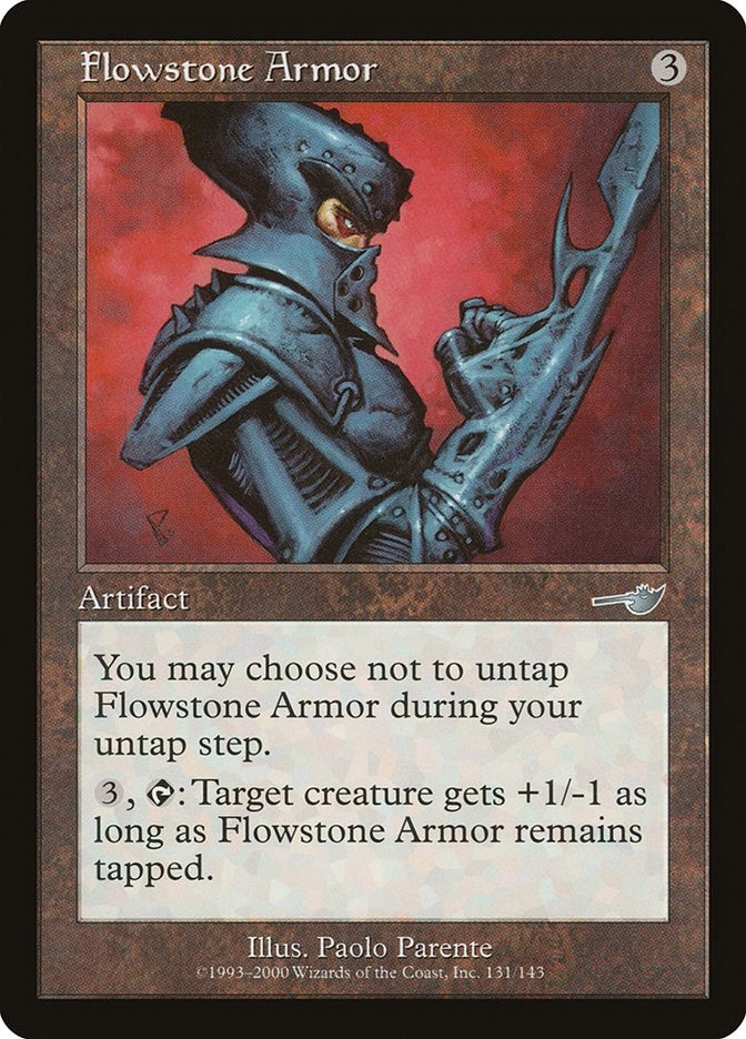 Image for Flowstone Armor (Nemesis) (131) - Magic: The Gathering