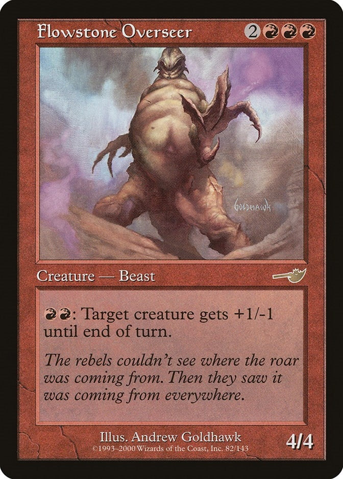 Image for Flowstone Overseer (Nemesis) (82) - Magic: The Gathering