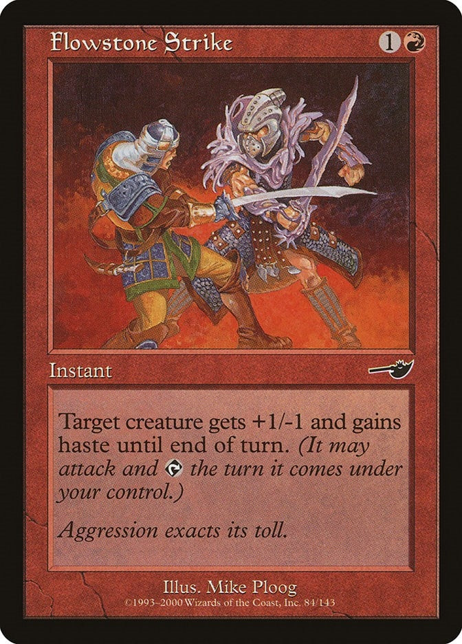 Image for Flowstone Strike (Nemesis) (84) - Magic: The Gathering