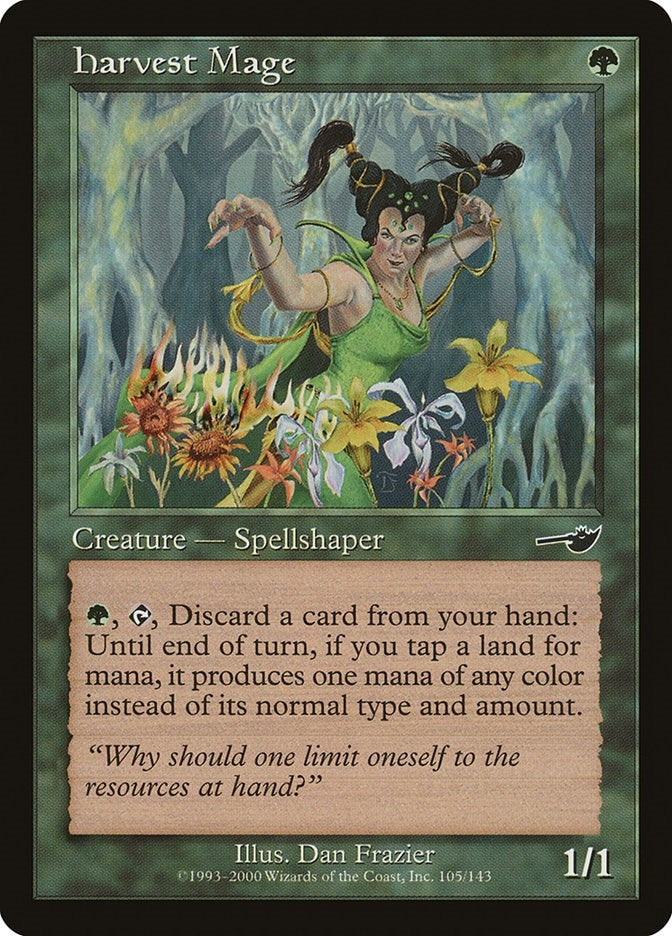 Image for Harvest Mage (Nemesis) (105) - Magic: The Gathering