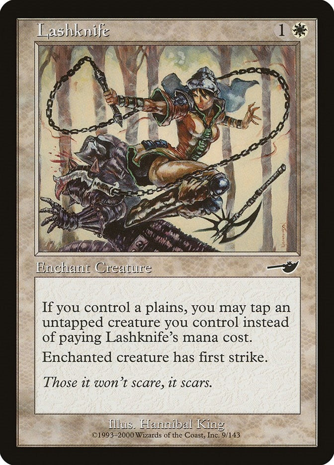 Image for Lashknife (Nemesis) (9) - Magic: The Gathering