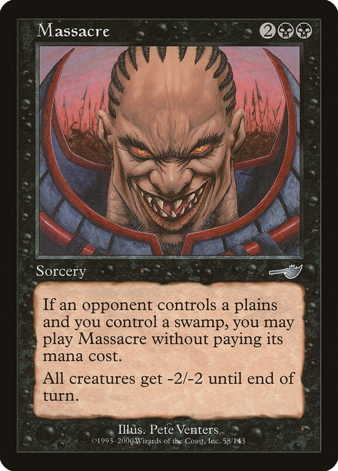 Image for Massacre (Nemesis) (58) - Magic: The Gathering