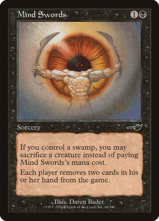 Image for Mind Swords (Nemesis) (60) - Magic: The Gathering