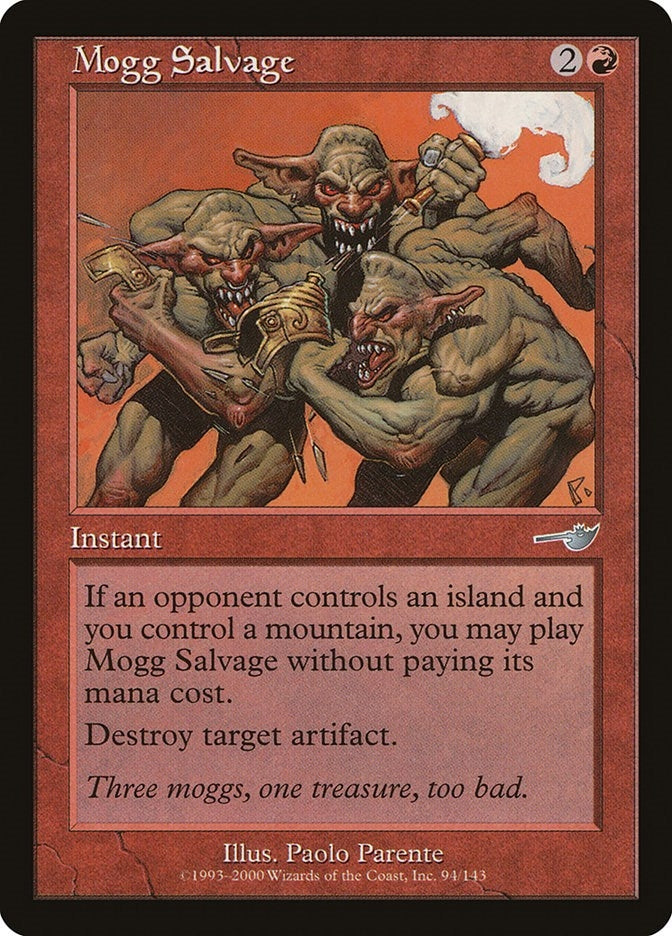Image for Mogg Salvage (Nemesis) (94) - Magic: The Gathering