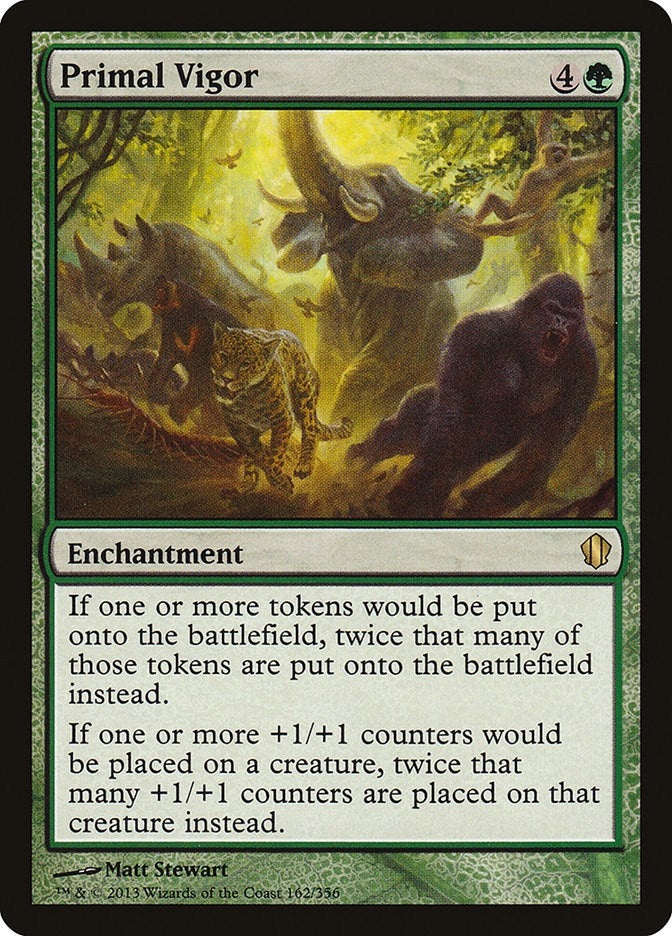 Image for Primal Vigor (Commander 2013) (162) - Magic: The Gathering
