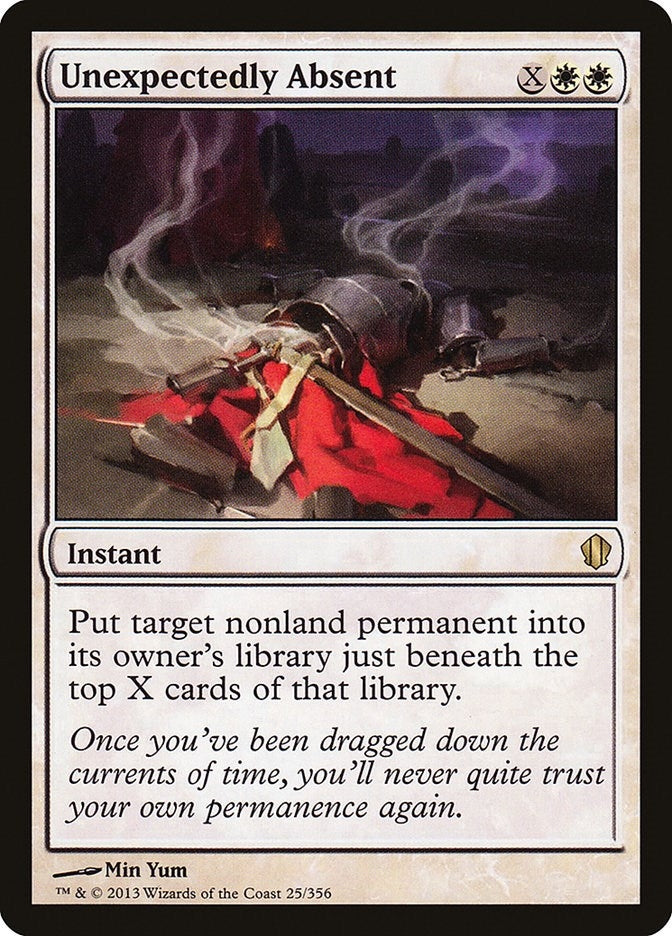 Image for Unexpectedly Absent (Commander 2013) (25) - Magic: The Gathering