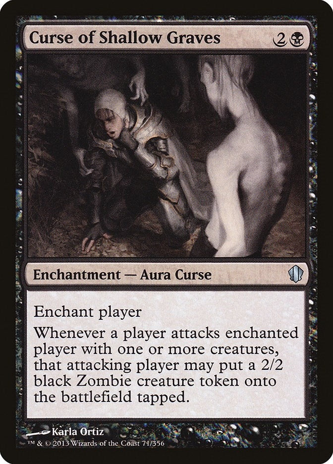 Image for Curse of Shallow Graves (Commander 2013) (71) - Magic: The Gathering