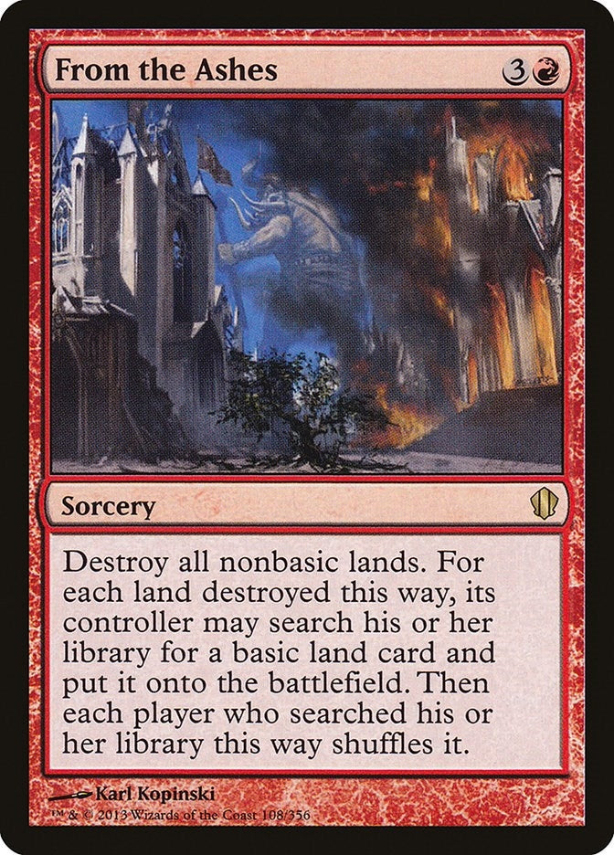 Image for From the Ashes (Commander 2013) (108) - Magic: The Gathering