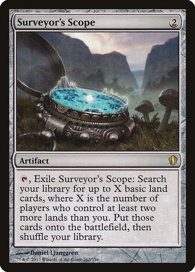 Image for Surveyor's Scope (Commander 2013) (262) - Magic: The Gathering