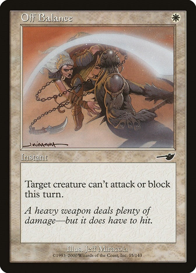 Image for Off Balance (Nemesis) (15) - Magic: The Gathering