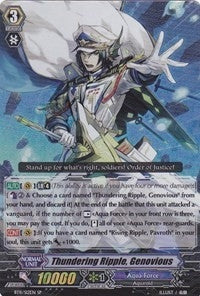 Image for Thundering Ripple, Genovious (SP) (BT11: Seal Dragons Unleashed) (BT11/S12EN) - Cardfight Vanguard