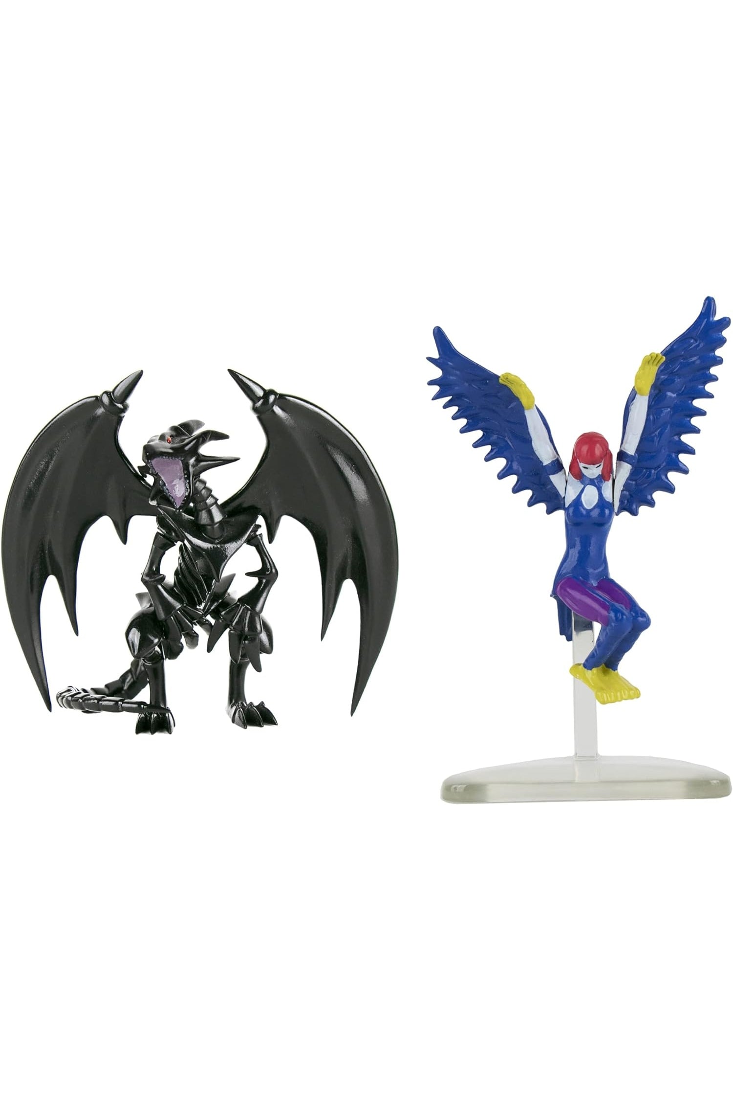 Yugioh! Harpie Lady and Red-Eyes Black Dragon Articulated Figures - yugioh figures