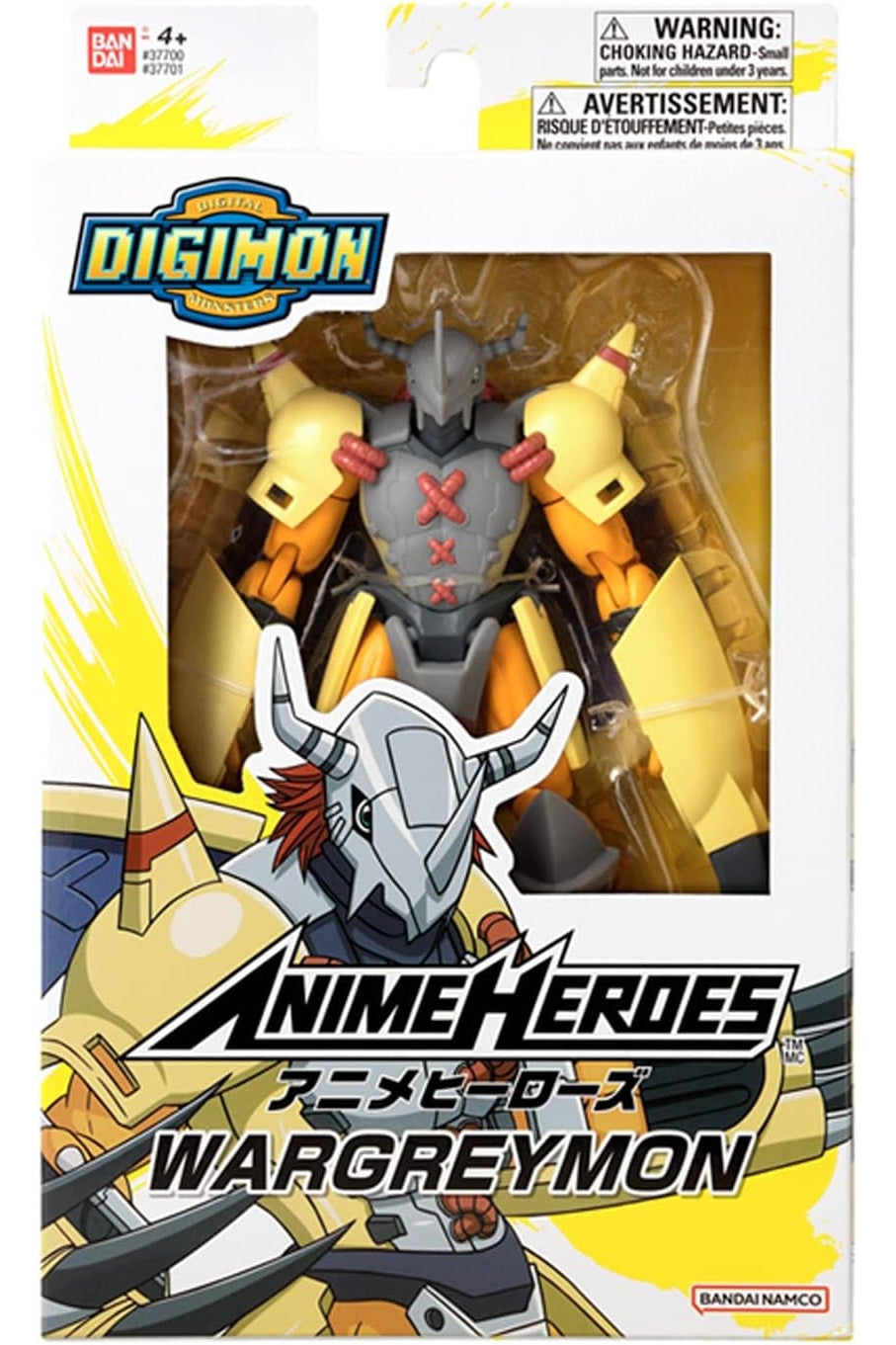 Anime Heroes Digimon WarGreymon Action Figure - figure