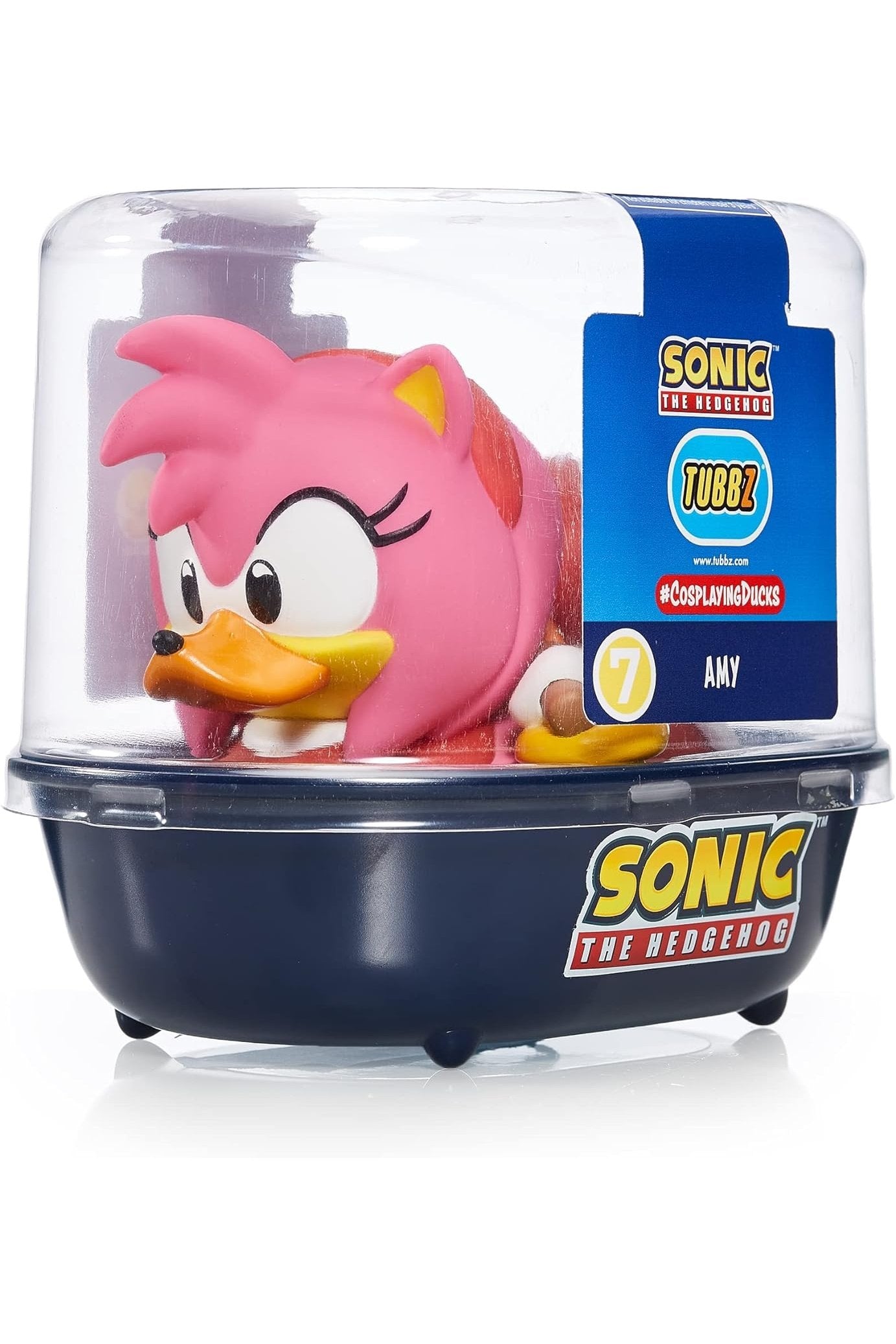 TUBBZ Boxed Limited Edition Sonic The Hedgehog Amy Collectable Vinyl Rubber Duck Figure - Star Trek