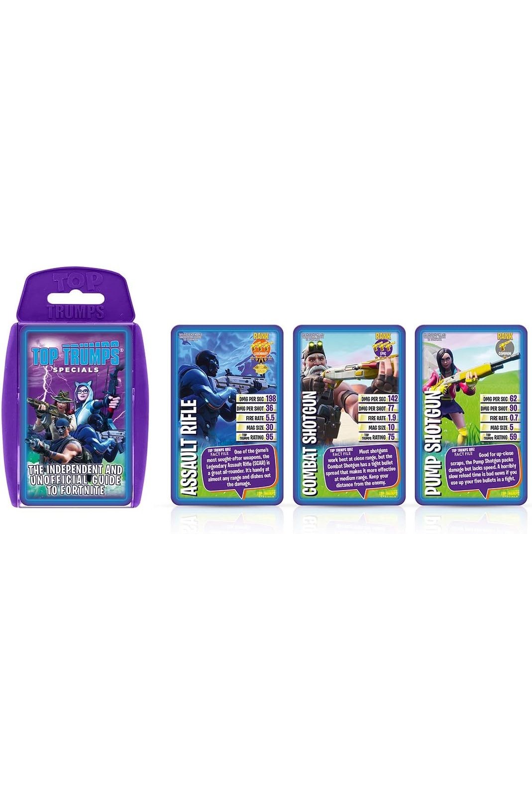 Top Trumps The Independent and Unofficial Guide To Fortnite Specials Card Game - Quiz Game