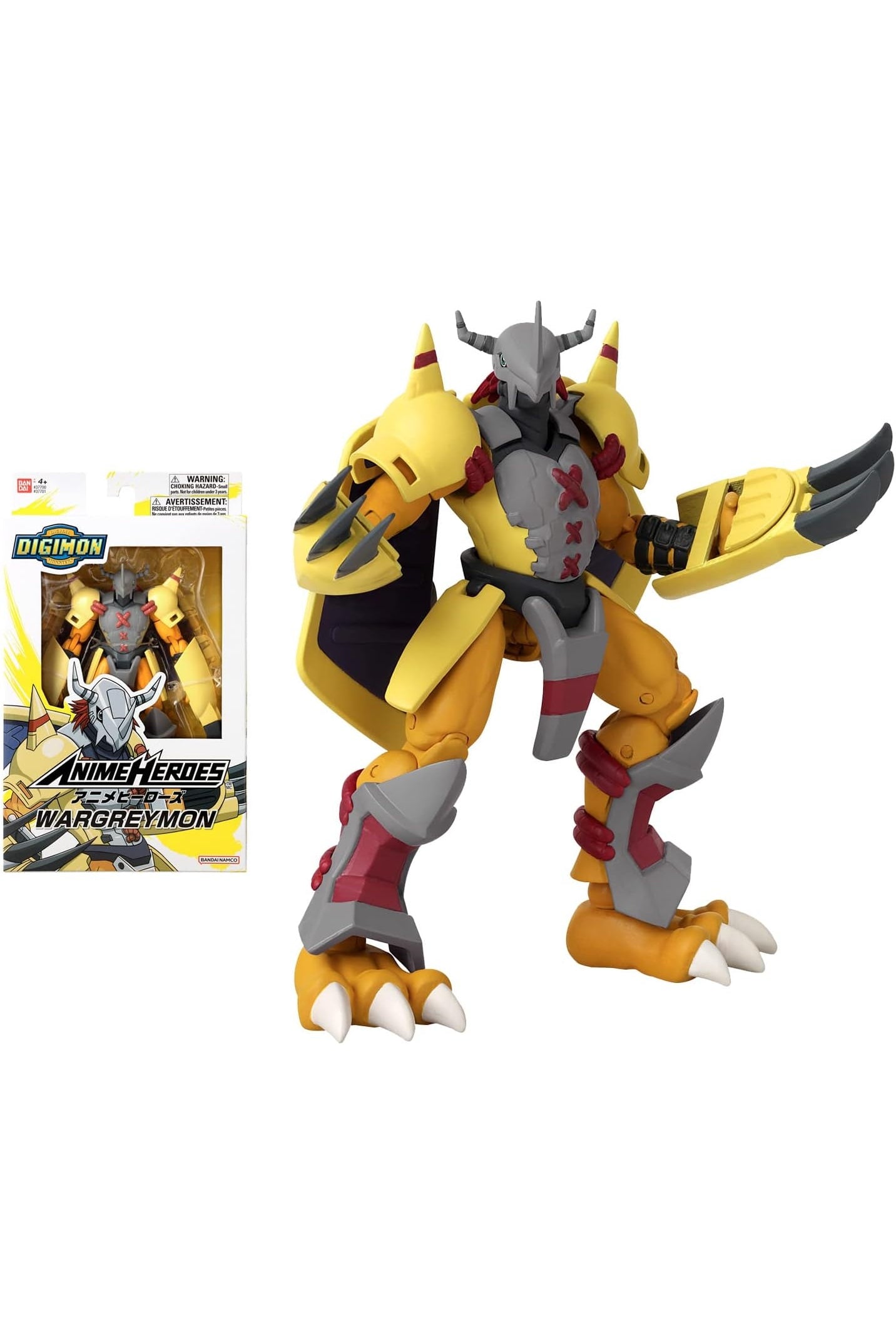 Anime Heroes Digimon WarGreymon Action Figure - figure