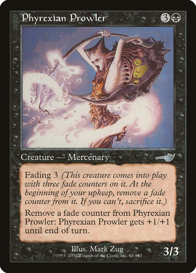 Image for Phyrexian Prowler (Nemesis) (65) - Magic: The Gathering