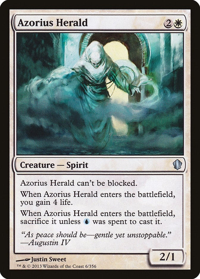 Image for Azorius Herald (Commander 2013) (6) - Magic: The Gathering