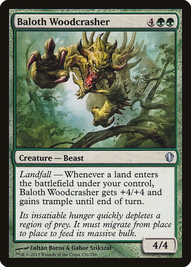 Image for Baloth Woodcrasher (Commander 2013) (136) - Magic: The Gathering