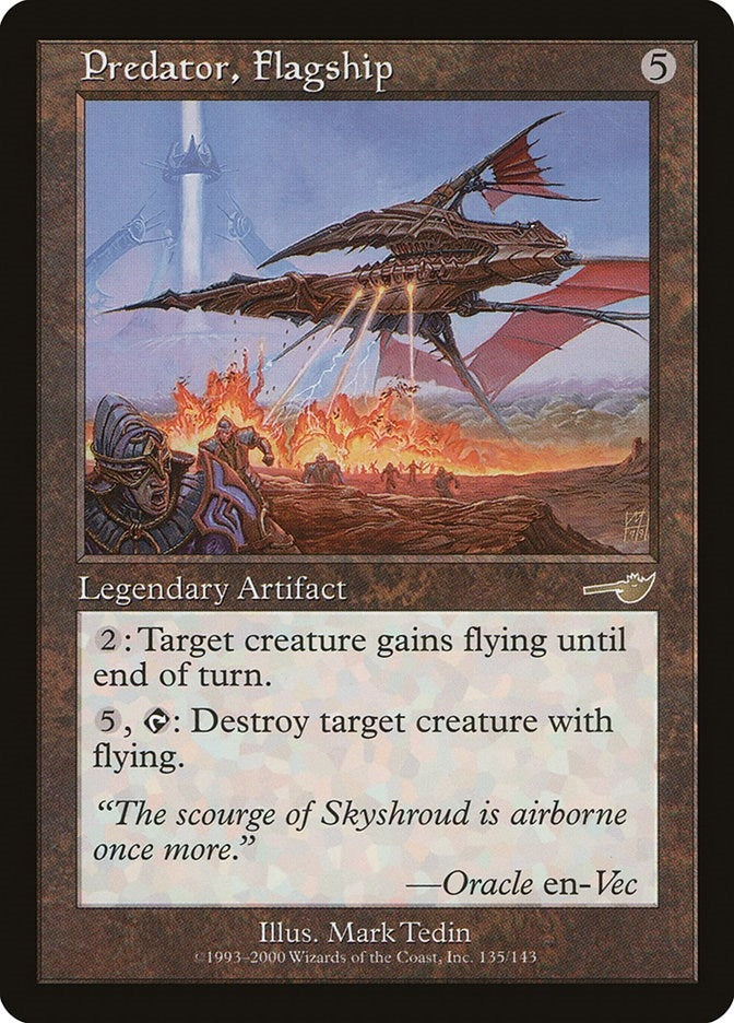 Image for Predator, Flagship (Nemesis) (135) - Magic: The Gathering