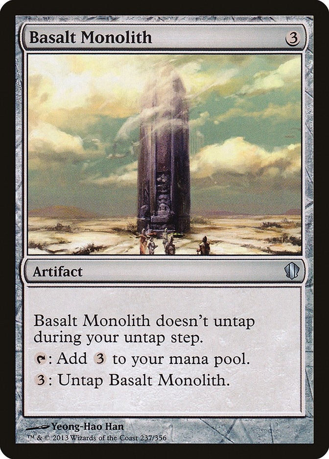Image for Basalt Monolith (Commander 2013) (237) - Magic: The Gathering