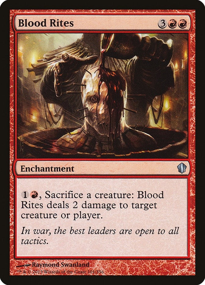Image for Blood Rites (Commander 2013) (101) - Magic: The Gathering