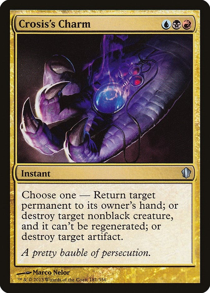 Image for Crosis's Charm (Commander 2013) (181) - Magic: The Gathering