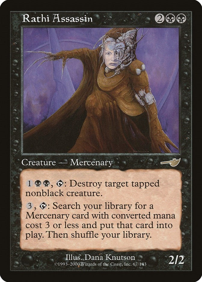 Image for Rathi Assassin (Nemesis) (67) - Magic: The Gathering