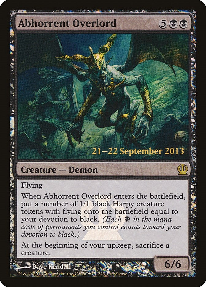 Image for Abhorrent Overlord (Prerelease Cards) (75) - Magic: The Gathering