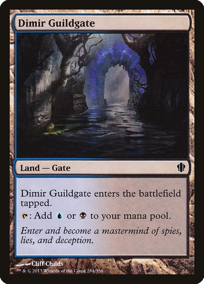 Image for Dimir Guildgate (Commander 2013) (284) - Magic: The Gathering