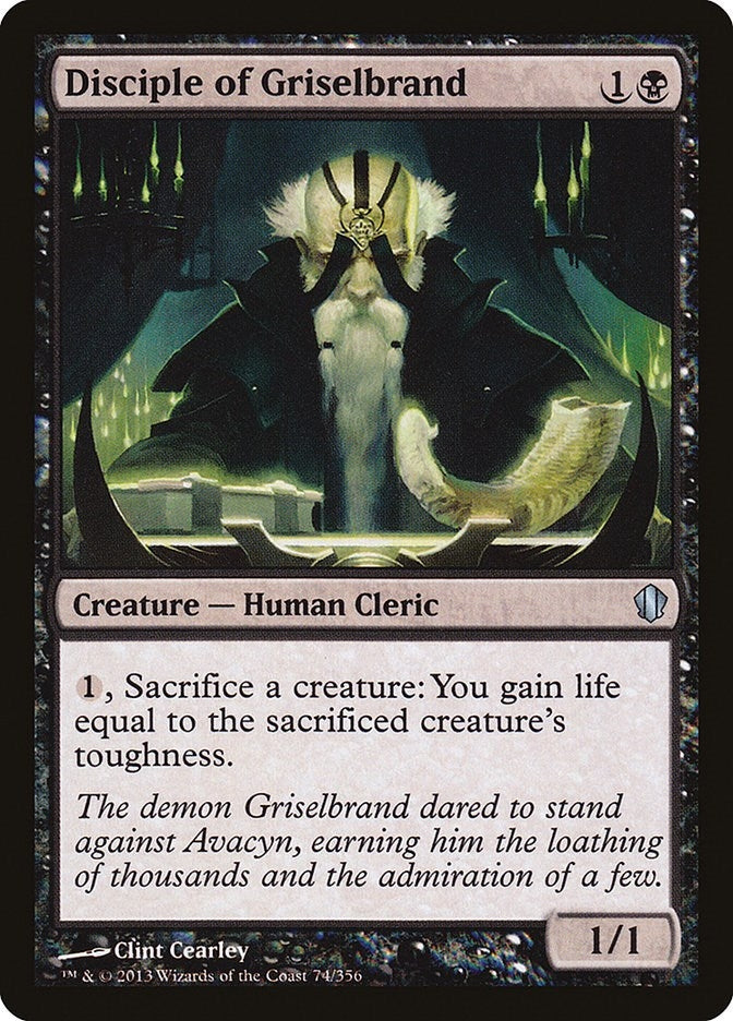 Image for Disciple of Griselbrand (Commander 2013) (74) - Magic: The Gathering