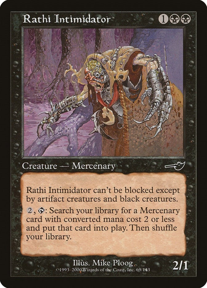Image for Rathi Intimidator (Nemesis) (69) - Magic: The Gathering