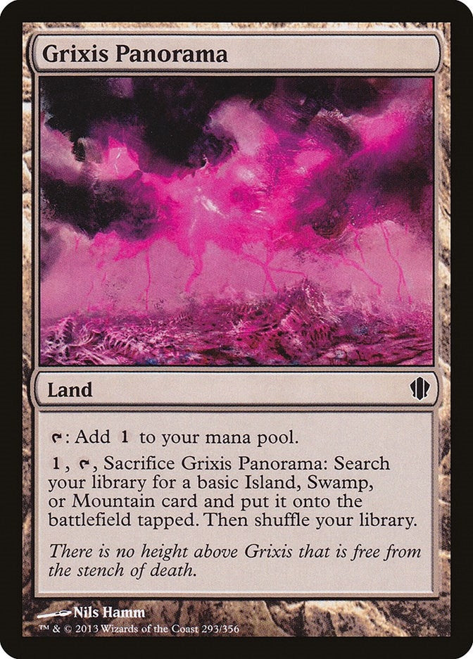 Image for Grixis Panorama (Commander 2013) (293) - Magic: The Gathering
