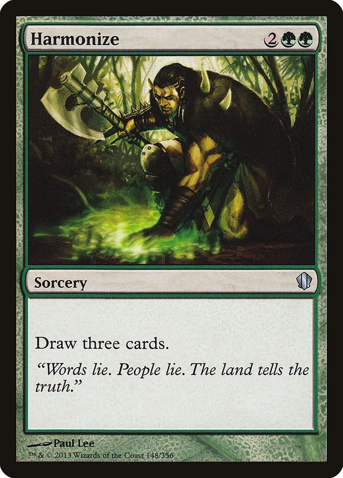 Image for Harmonize (Commander 2013) (148) - Magic: The Gathering