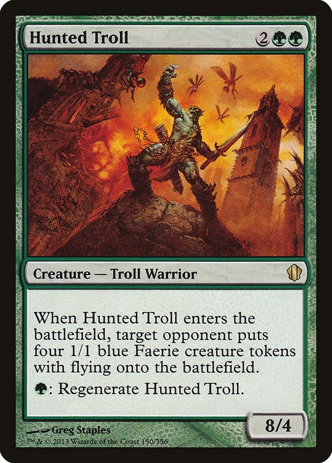 Image for Hunted Troll (Commander 2013) (150) - Magic: The Gathering
