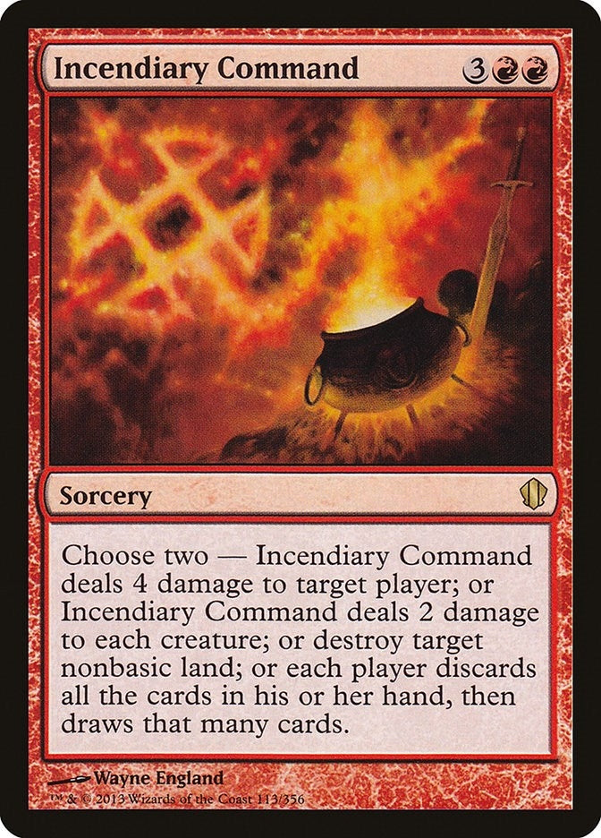 Image for Incendiary Command (Commander 2013) (113) - Magic: The Gathering