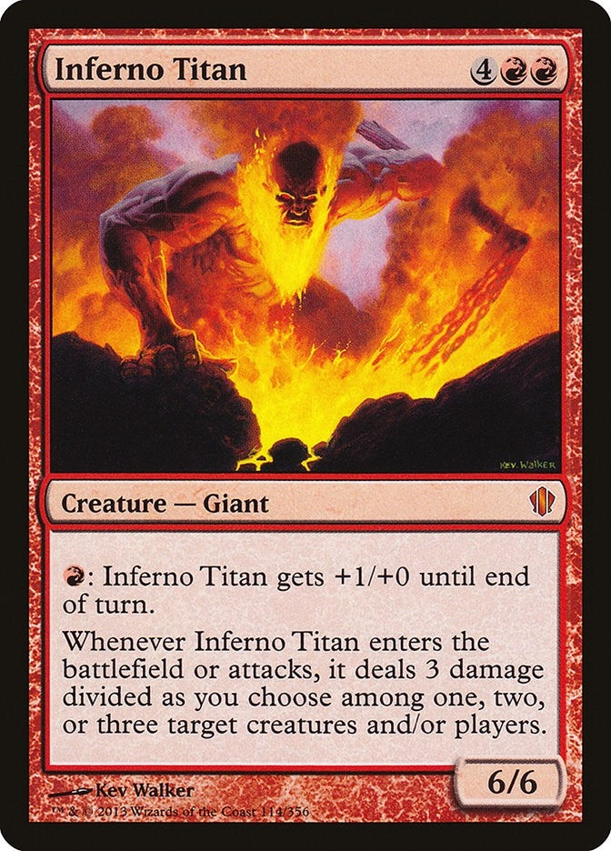 Image for Inferno Titan (Commander 2013) (114) - Magic: The Gathering