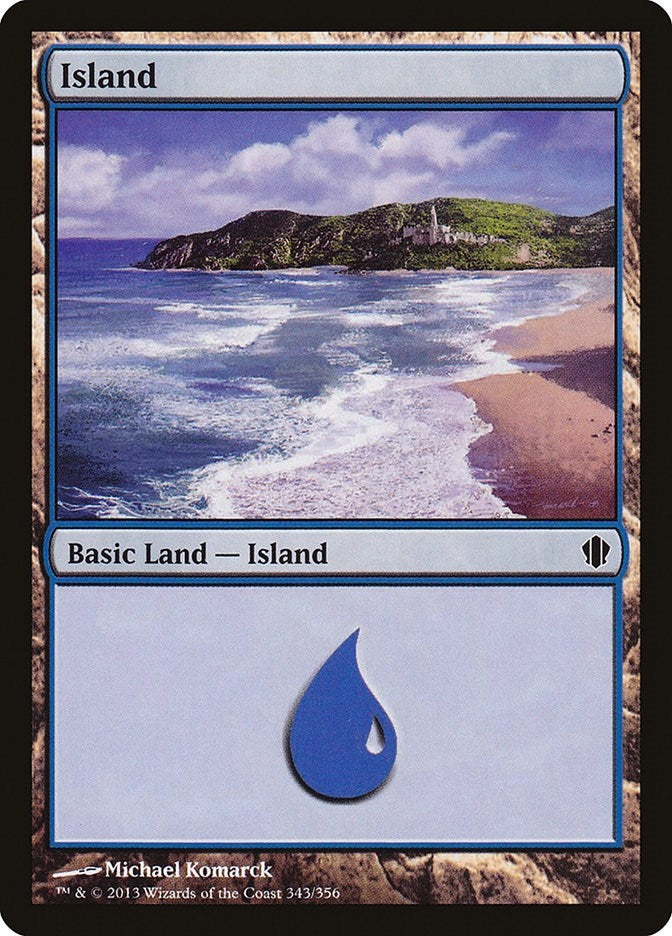 Image for Island (343) (Commander 2013) (343) - Magic: The Gathering