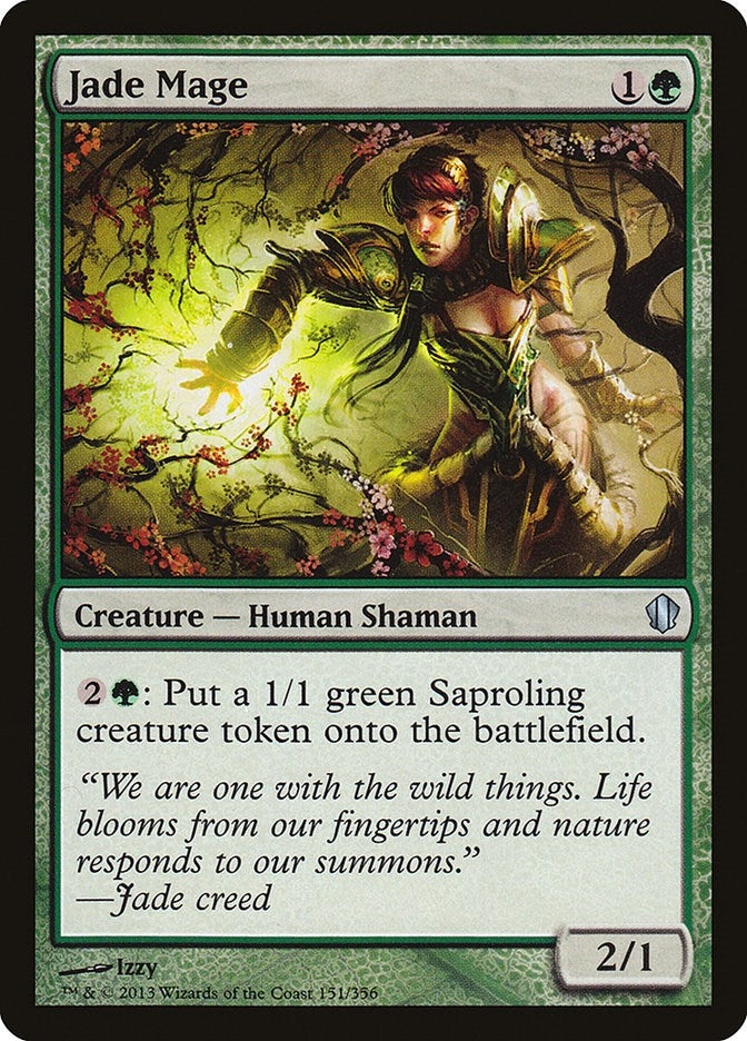 Image for Jade Mage (Commander 2013) (151) - Magic: The Gathering
