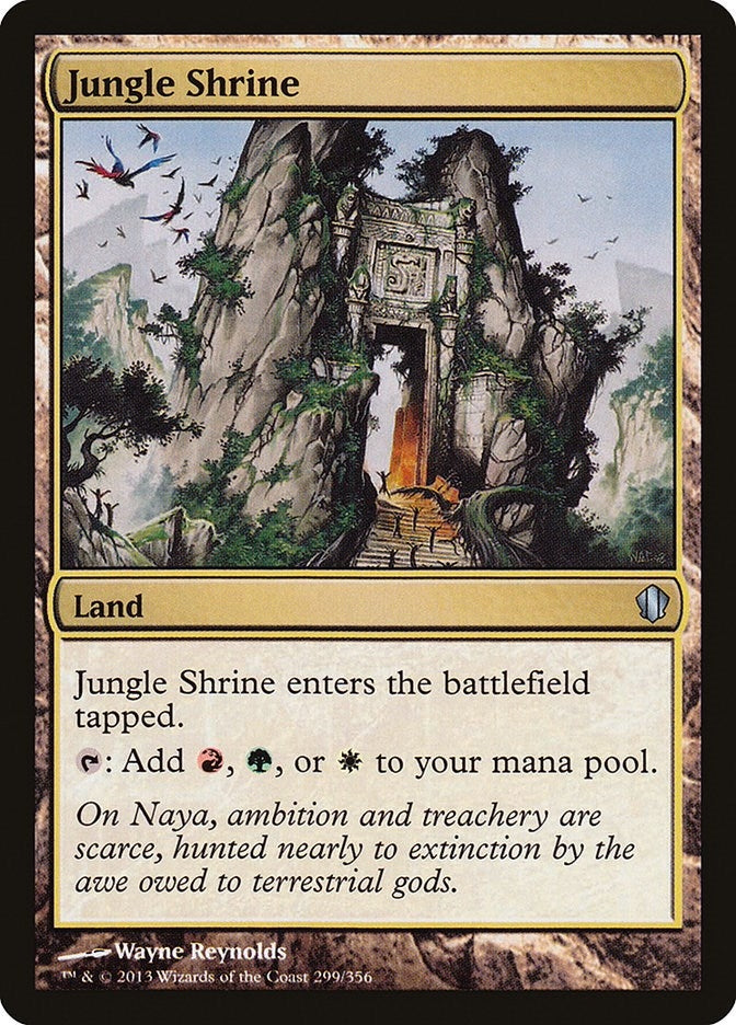 Image for Jungle Shrine (Commander 2013) (299) - Magic: The Gathering
