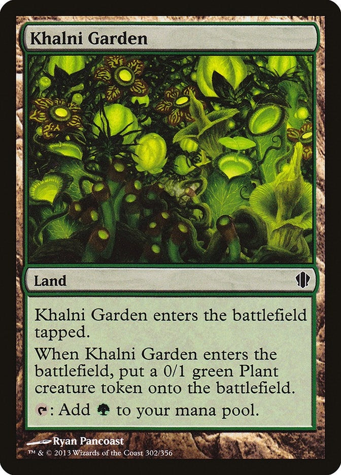 Image for Khalni Garden (Commander 2013) (302) - Magic: The Gathering