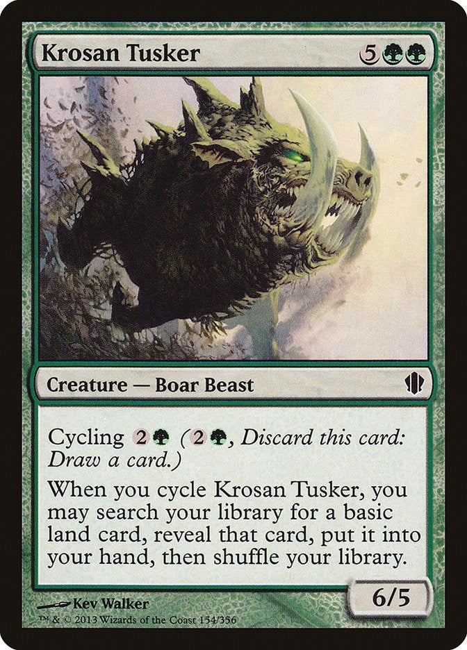 Image for Krosan Tusker (Commander 2013) (154) - Magic: The Gathering