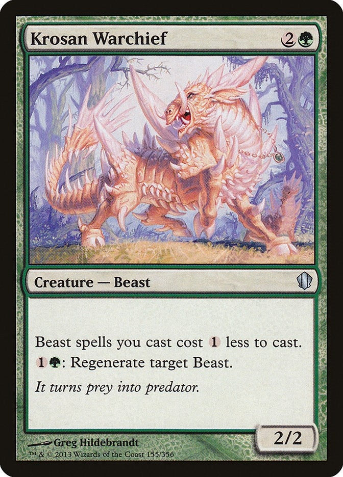 Image for Krosan Warchief (Commander 2013) (155) - Magic: The Gathering