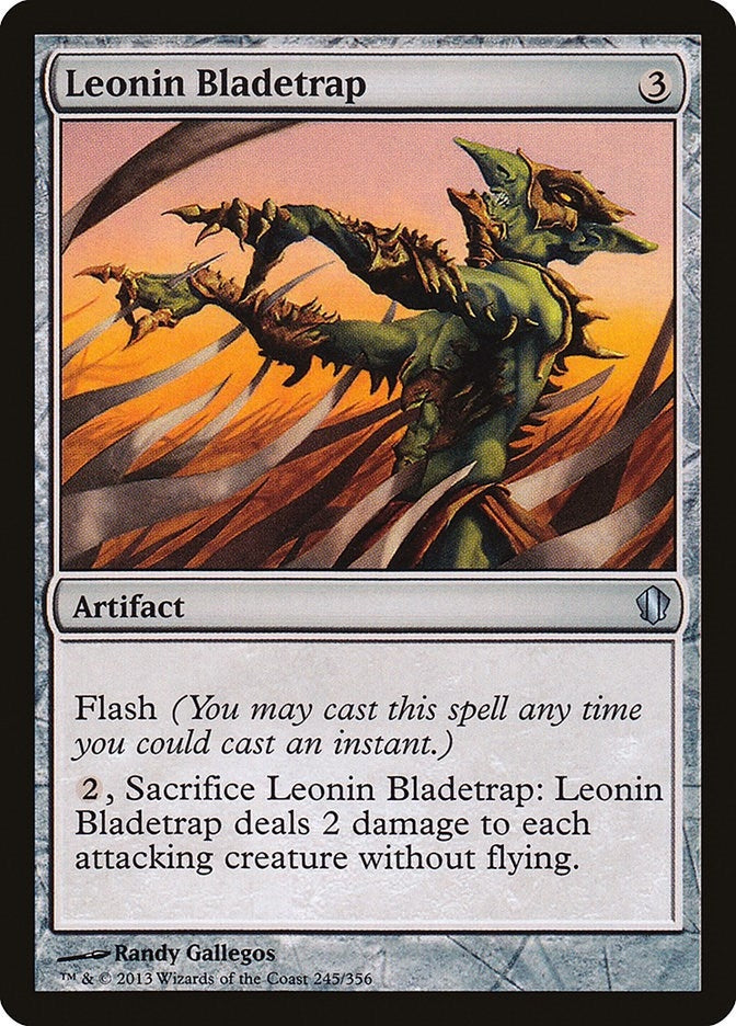 Image for Leonin Bladetrap (Commander 2013) (245) - Magic: The Gathering