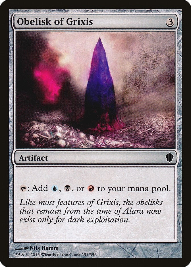 Image for Obelisk of Grixis (Commander 2013) (251) - Magic: The Gathering