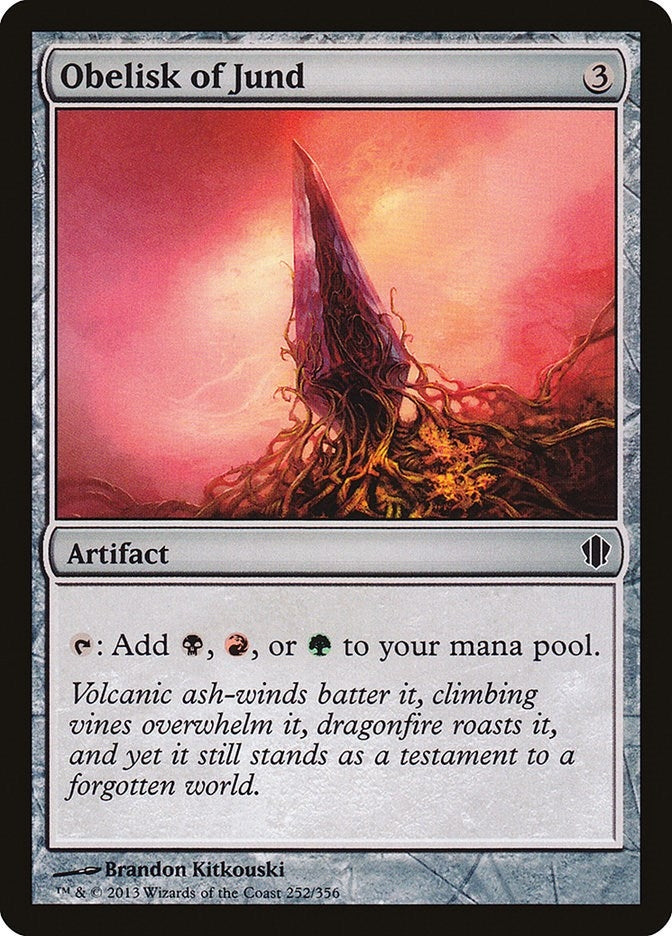 Image for Obelisk of Jund (Commander 2013) (252) - Magic: The Gathering