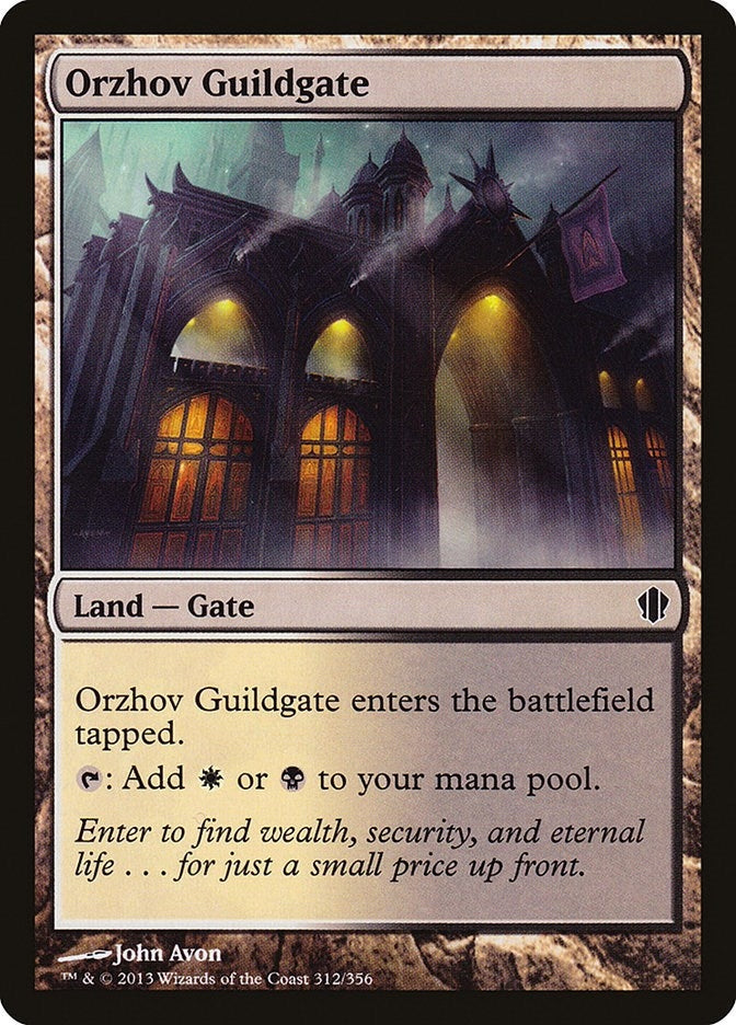 Image for Orzhov Guildgate (Commander 2013) (312) - Magic: The Gathering
