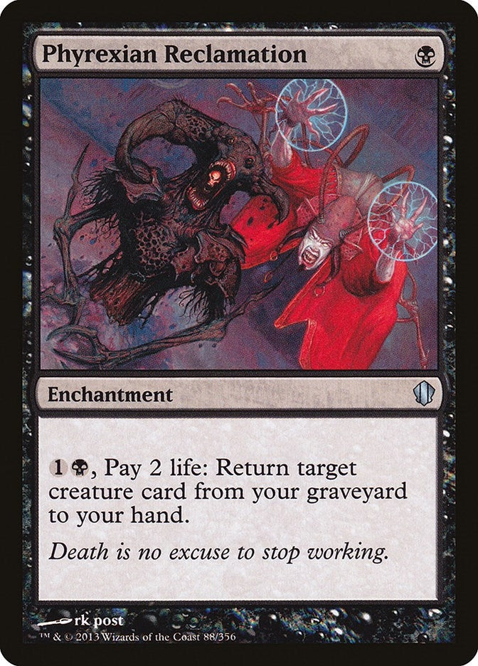 Image for Phyrexian Reclamation (Commander 2013) (88) - Magic: The Gathering