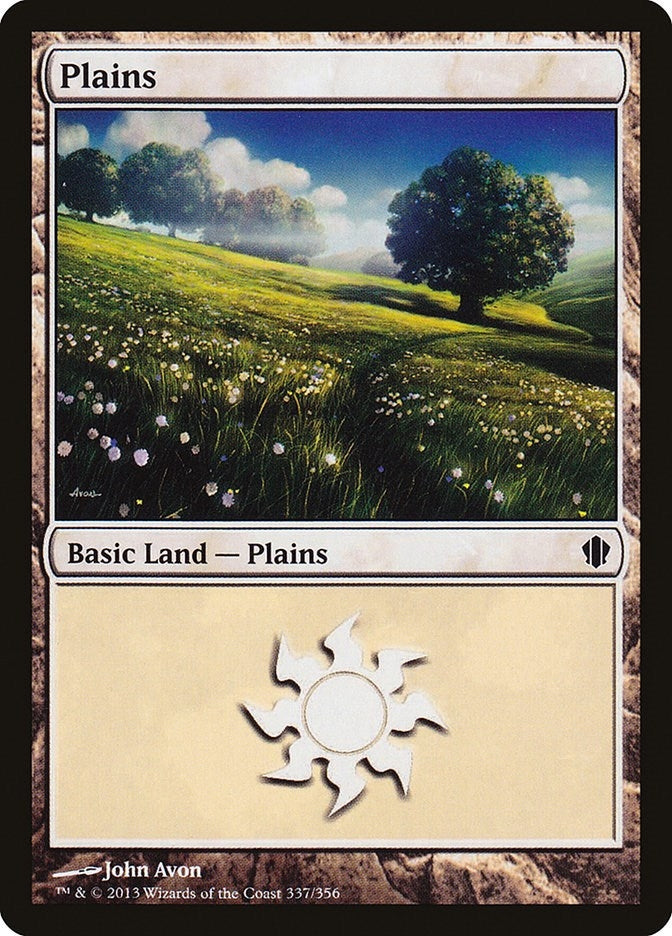 Image for Plains (337) (Commander 2013) (337) - Magic: The Gathering