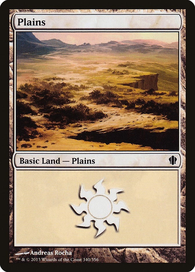 Image for Plains (340) (Commander 2013) (340) - Magic: The Gathering